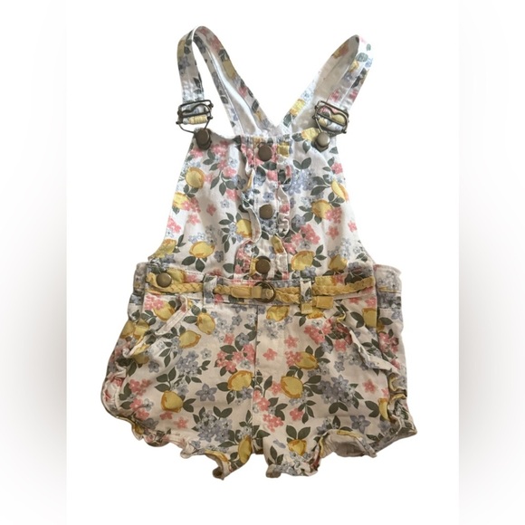 Other - Floral Kids Overalls